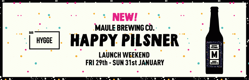 Our new Happy Pilsner launch party at Bar Hygge